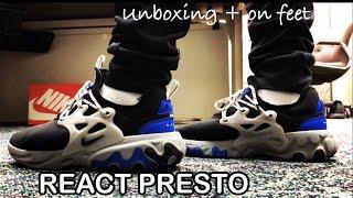 Nike React Presto Racer Blue | Unboxing and On Feet