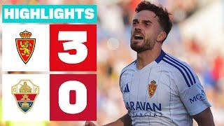 REAL ZARAGOZA 3 - 0 ELCHE CF | HIGHLIGHTS LALIGA HYPERMOTION