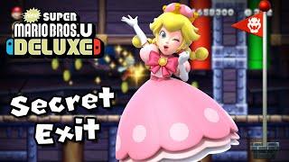 World 3-Ghost House: Sparkling Waters Secret Exit - New Super Mario Bros U Deluxe | Switch Gameplay