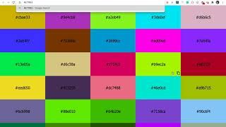 Random Color Palette Generator Demo