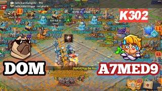 Insane Wow At K302! DOM Vs MAYBE24[Ex- A7MED9]! Clash Of Royals! LordsMobile