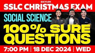 SSLC Christmas Exam Social Science | 100% Sure Questions | Xylem SSLC