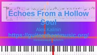 Echoes From A Hollow Soul Sheet Music Free, Alex Kalinin Synthesia Piano