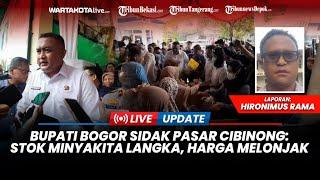 Sidak Pasar Cibinong, Bupati Bogor Rudy Susmanto Temukan Harga MinyaKita Dijual Jauh di Atas HET