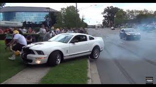 CRAZY MUSTANG FAILS | BURNOUT | CRASHES | CROWD KILLER