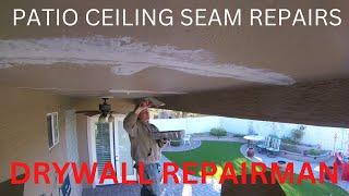 essential steps to repair ceiling drywall, focusing on those pesky cracks and peeling texture