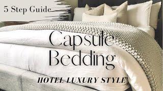 HOTEL LUXURY CAPSULE BEDDING | 5 Step Guide | Affordable Bed Essentials