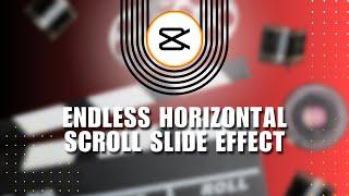  EXPERT: Creating an Endless Horizontal Scroll Slide Effect in CAPCUT PC | Step-By-Step Guide