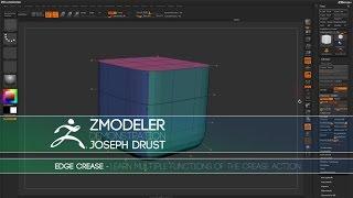 ZBrush ZModeler Edge Actions - Edge Crease