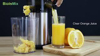 Biolomix Stainless Steel Masticating Slow Juicer