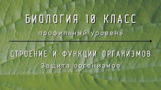 Биология 10 кл Проф уровень §37 Защита организмов