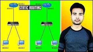 How to configure Static Routing in a packet tracer | Routing Part 2 | CCNA 2018