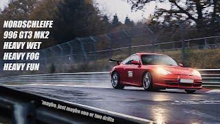 Nass, neblig, fordernd! Full Wet Lap mit dem 996 GT3 auf dem Nürburgring