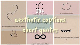 Aesthetic short quote’s 30+/whatsapp captains/instagram bio