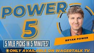 Saturday MLB Picks, Predictions & Best Bets | Power 5 for 6/14/25