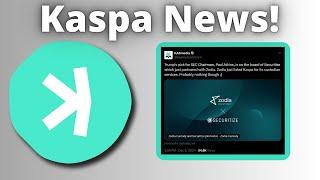 Kaspa News: More Institutional Adoption, 10BPS/KRC-20 Updates & More!