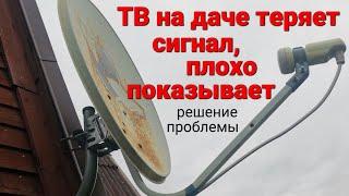 Спутниковое ТВ Триколор плохо показывает, теряет сигнал, зависает - решение проблемы