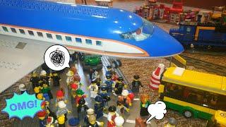 Что случилось в ЛЕГО СИТИ?Тима СТРОИТ ЛЕГО самолет и АЭРОПОРТ! LEGO CITY 60104 Airport Terminal