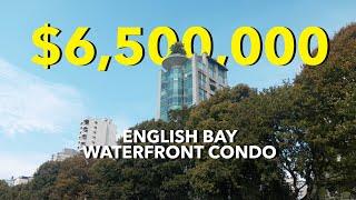 Inside a $6.5M Waterfront Condo in English Bay, Vancouver