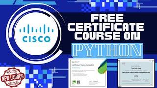 FREE CERTIFICATE Couse On PYTHON | All Are Eligible | CISCO Networking Academy IT Courses 2024