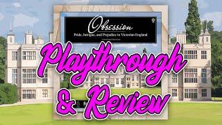 Obsession Playthrough & Review | A GLHF costume party with a new classic game!