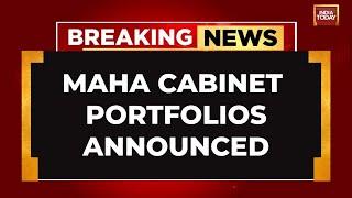 BREAKING NEWS: Maharashtra Cabinet Portfolios Announced | CM Fadnavis Keeps Home Ministry