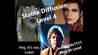 Stable Diffusion in 5 Levels of Difficulty: Level 4