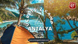 ANTALYA FREE CAMPING AREAS 2024 I Antalya Camping Areas