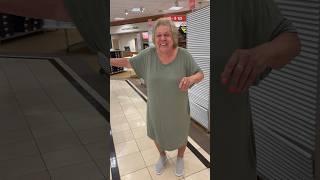 Granny’s dancing in the middle of @macys  trying on shoes #badgranny #85yearsyoung #grandma