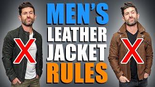 How To PROPERLY Wear a Leather Jacket! (Top 6 Leather Wearing Do's & Don'ts)