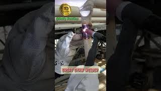 Easy Welding in small bore with Tig #shorts