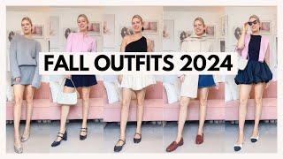 *FALL OUTFITS 2024*  Recreating Pinterest Outfits! Girly Aesthetic Lookbook