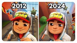 Evolution of Subway Surfers Classic Map (2012 - 2024)