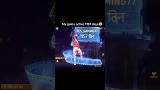#freefire My game active 1157 days