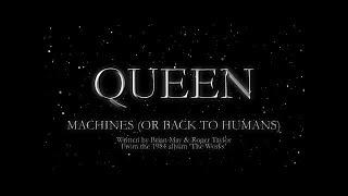 Queen - Machines (Or Back To Humans) (Official Lyric Video)