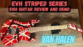 EVH Striped Series 5150 Guitar Review - Red White And Black - Eddie Van Halen