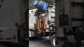 New video check it out Peterbilt Paccar engine Labrie garbage truck #garbagetruck