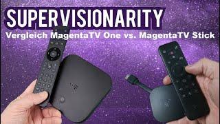 Vergleich der MagentaTV One Premium Box mit dem MagentaTV Stick