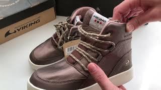 Обзор на демисезонные ботинки Viking Smilla Mid WP Metallic/Brown