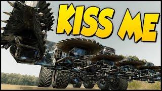 Crossout  BEST VEHICLE -  Let Me Kiss You! - Melee Build Buzzsaws & Augers [Crossout Gameplay]