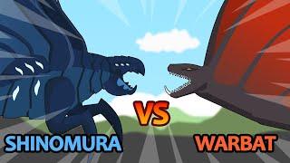 Warbat vs Shinomura | MonsterVerse Kaiju Tournament | Kaiju Animation