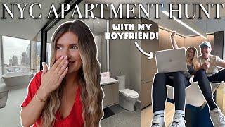 moving in with my boyfriend!! + nyc apartment hunt vlog