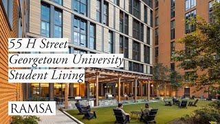 Designing Dorms of the Future: Georgetown University's 55H Student Residences in Washington, DC