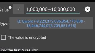 Game Guardian: Value Not Found Even When Encrypted Search Used