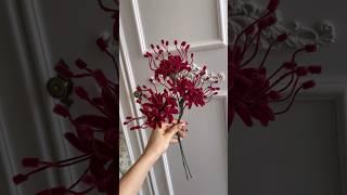 Pipe cleaner Spider Lilies️ the crafting set is in my shop deryadesigns available🫶