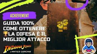 INDIANA JONES E L'ANTICO CERCHIO - 100% GUIDA | COME OTTENERE   LA DIFESA E' IL MIGLIOR ATTACCO