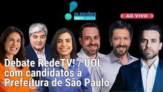 Debate RedeTV!/UOL com candidatos à Prefeitura de São Paulo: veja a íntegra!