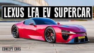 Lexus LFA Electric Supercar Render - bask in the future!