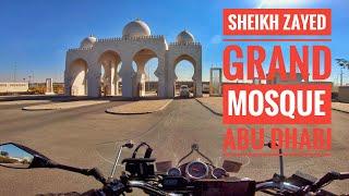 Motorbike Road Trip | Sheikh Zayed Grand Mosque | Abu Dhabi | Safar E Noor | Motorcycle Trip to UAE