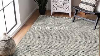 Hand-woven rug collection | Quality rugs that won’t break | VIV2-GRAY